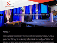Tablet Screenshot of evolutiondubai.com